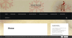 Desktop Screenshot of hayner-weihnacht.de